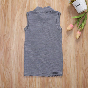 Little Dress Mock Neck