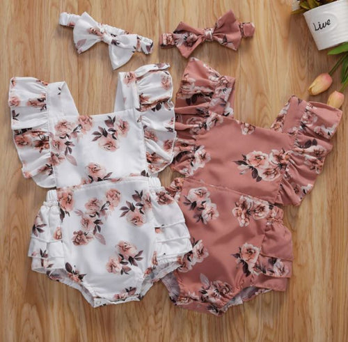 She Loves Me Romper (2pc)