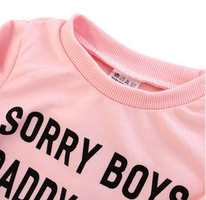 Sorry Boys Daddy Says No Dating (3 pc)
