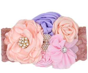 Vintage Flower Headbands